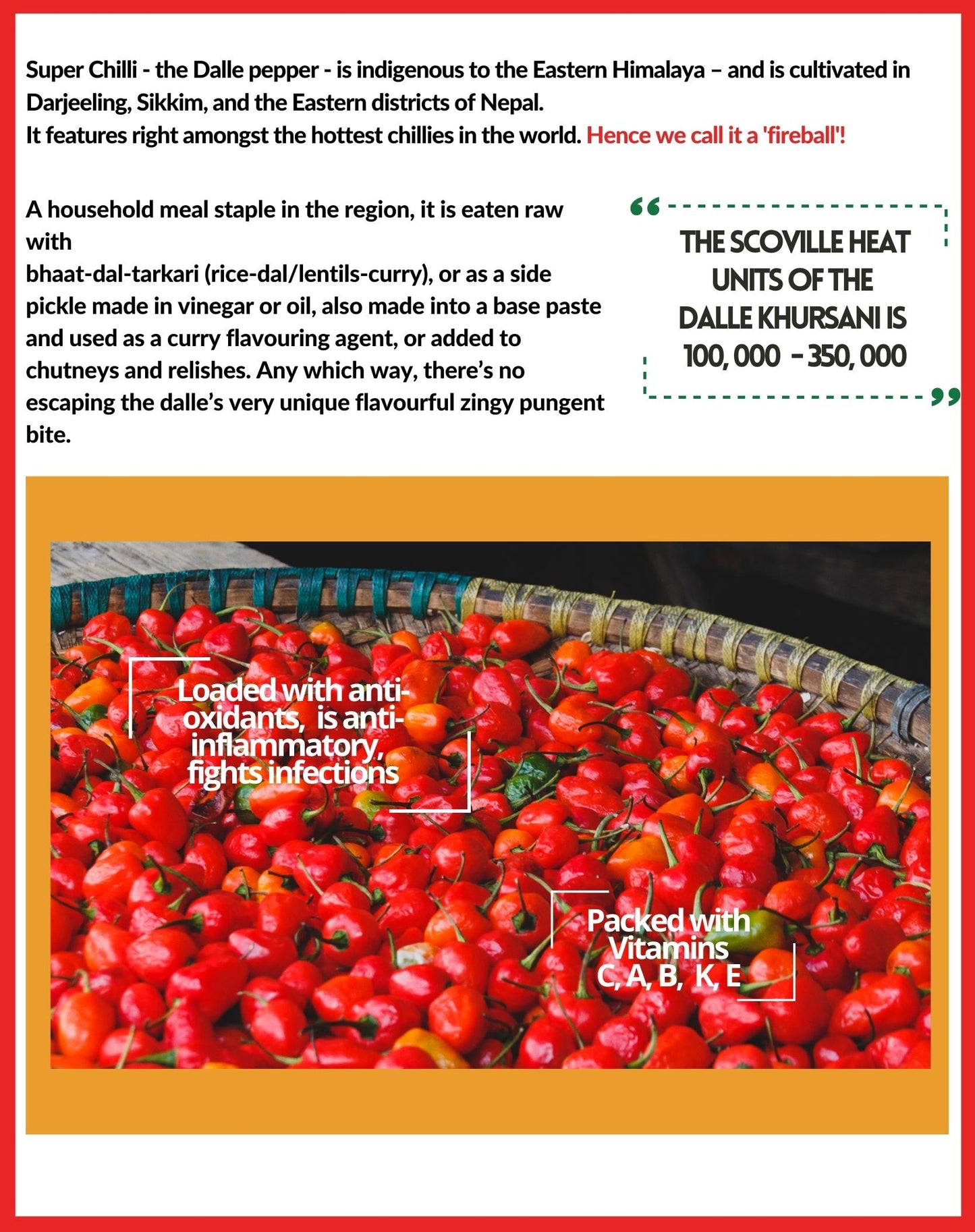 Happy Mountain™ - Fireballs™ - Cherry Chilli Peppers (Dalle Khursani) in Oil Twin Combo (x 2)