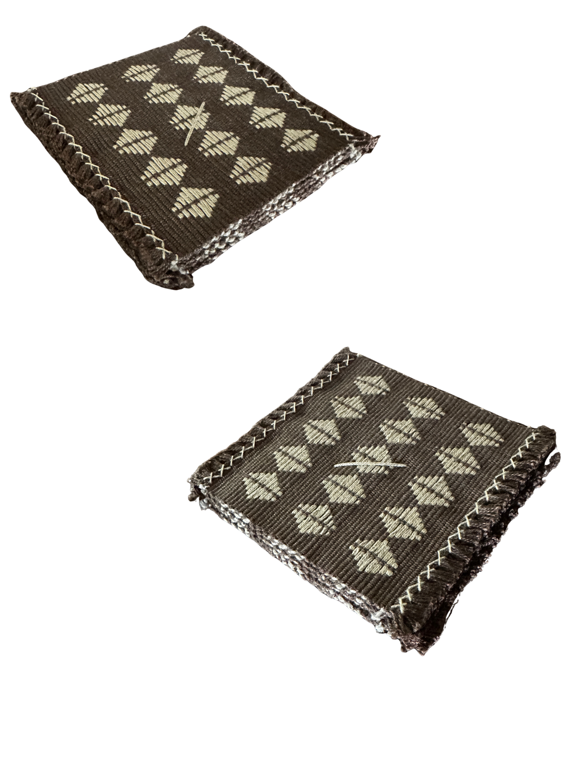 Chizami Weaves - Handwoven Cotton Yarn Coasters (Set of 6)