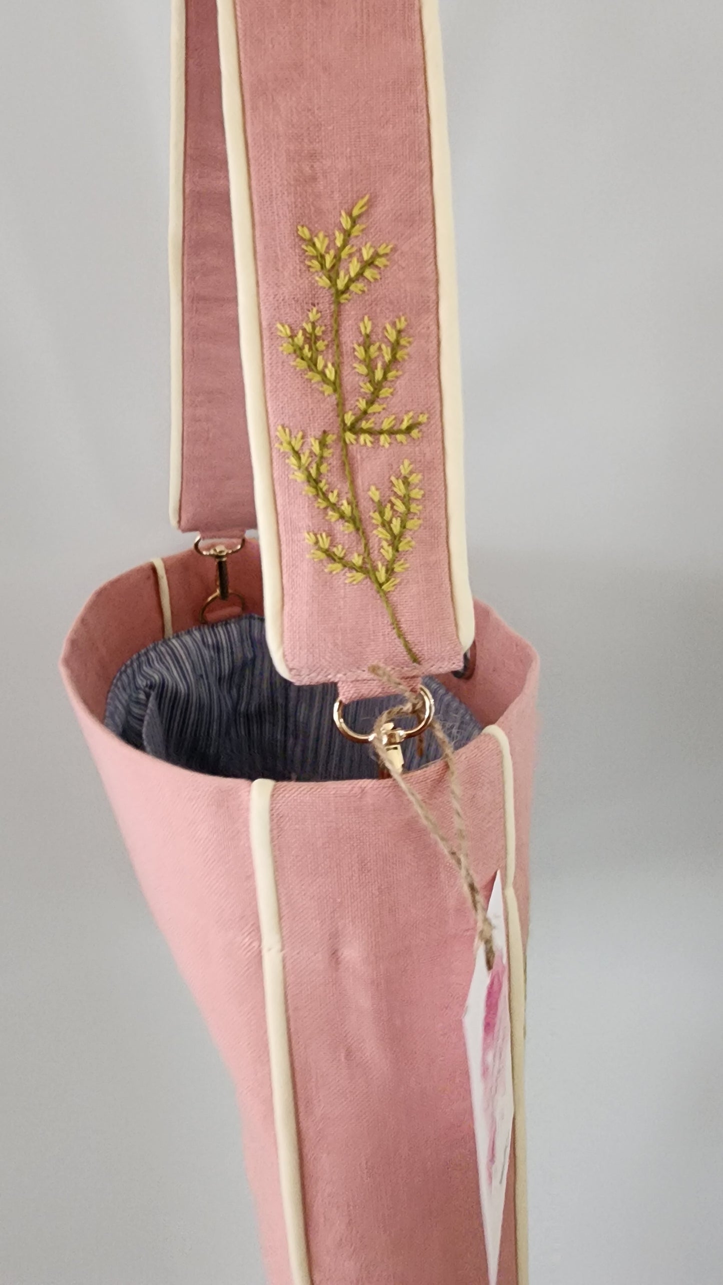 Ikali - Wild Garden - Hand-embroidered Kumstu bo Bag