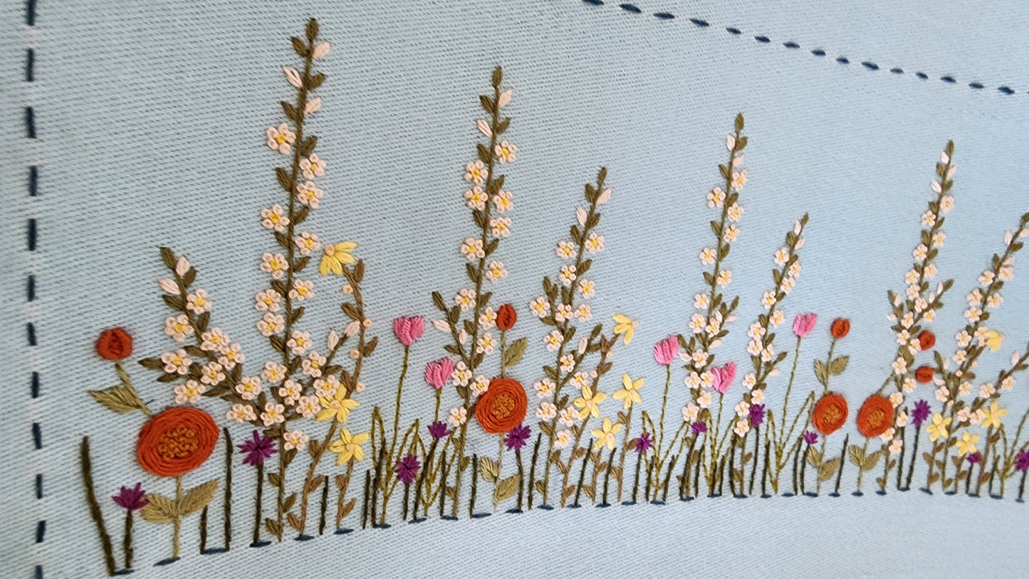 Ikali - Bloom Culture - Hand-embroidered Tote (Soft)