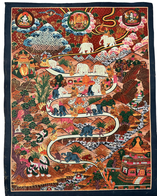 Way to Heaven: Way to Nirvana Thangka