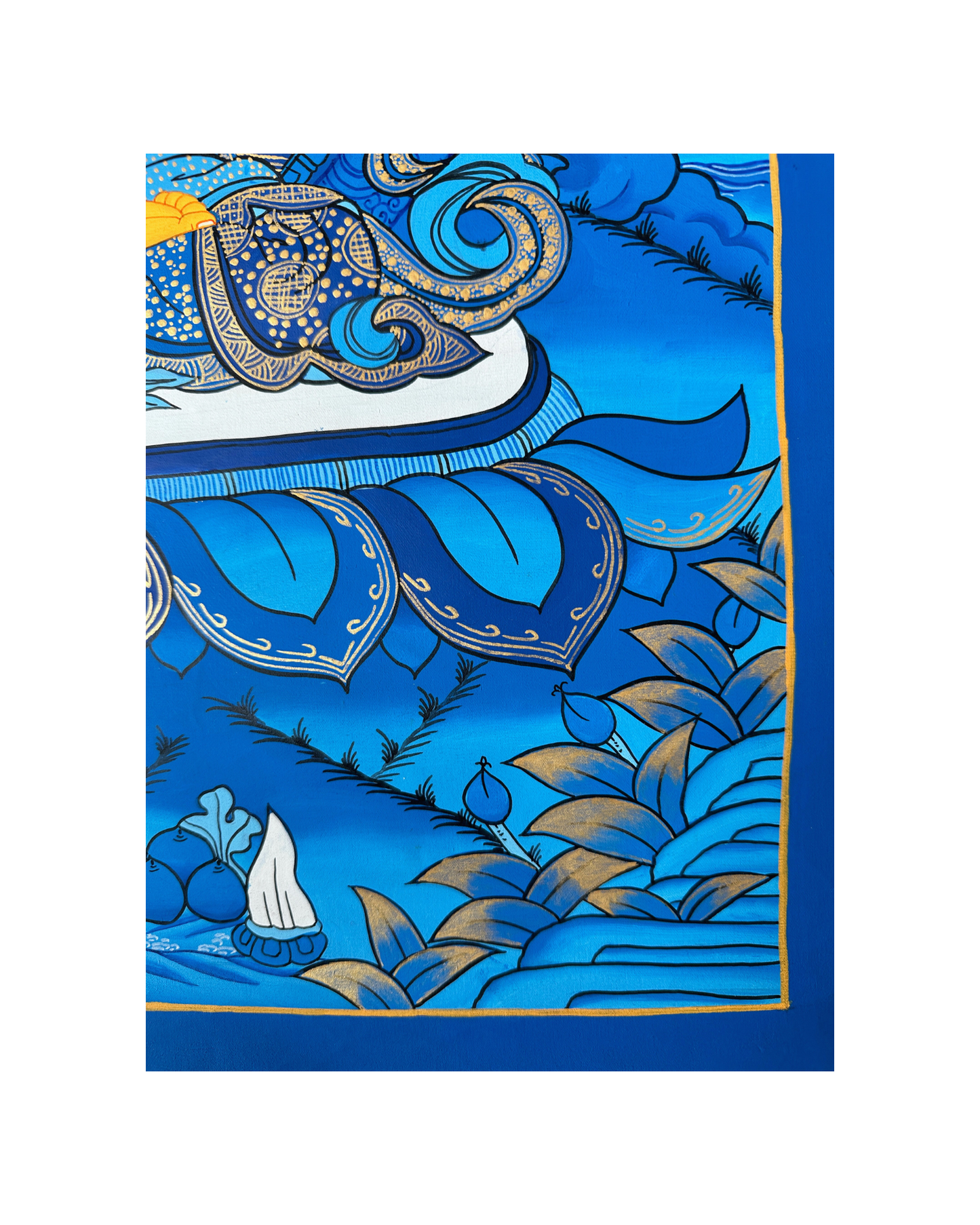 Bodhisattva of Transcendent Wisdom, Manjushri, Prajna (Sanskrit) Thangka