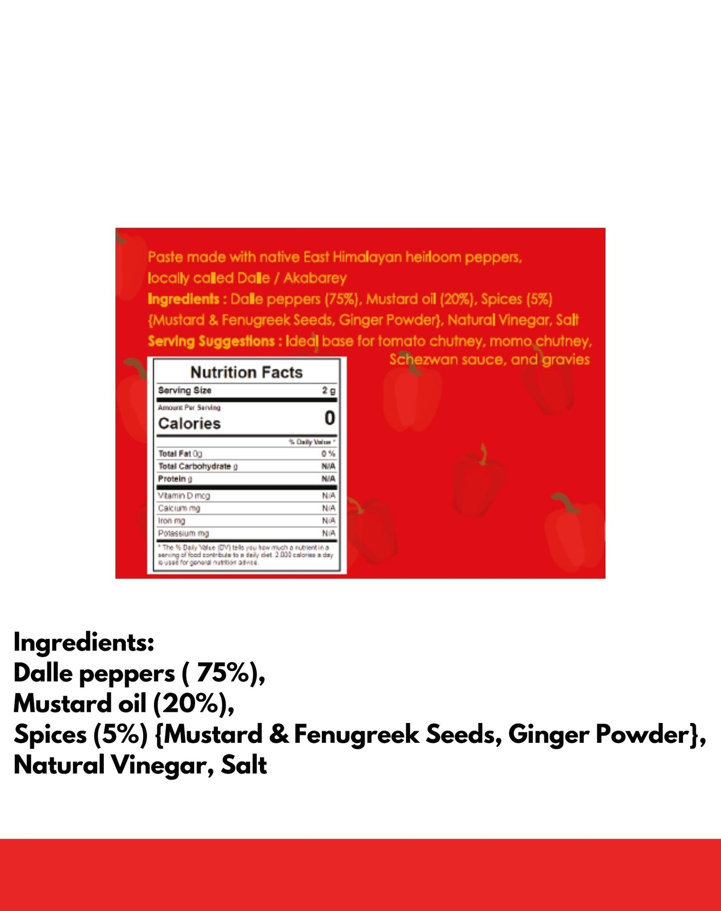 Happy Mountain™ - Fireballs™ - Cherry Chilli Peppers (Dalle Khursani) Paste Twin Combo (x 2)