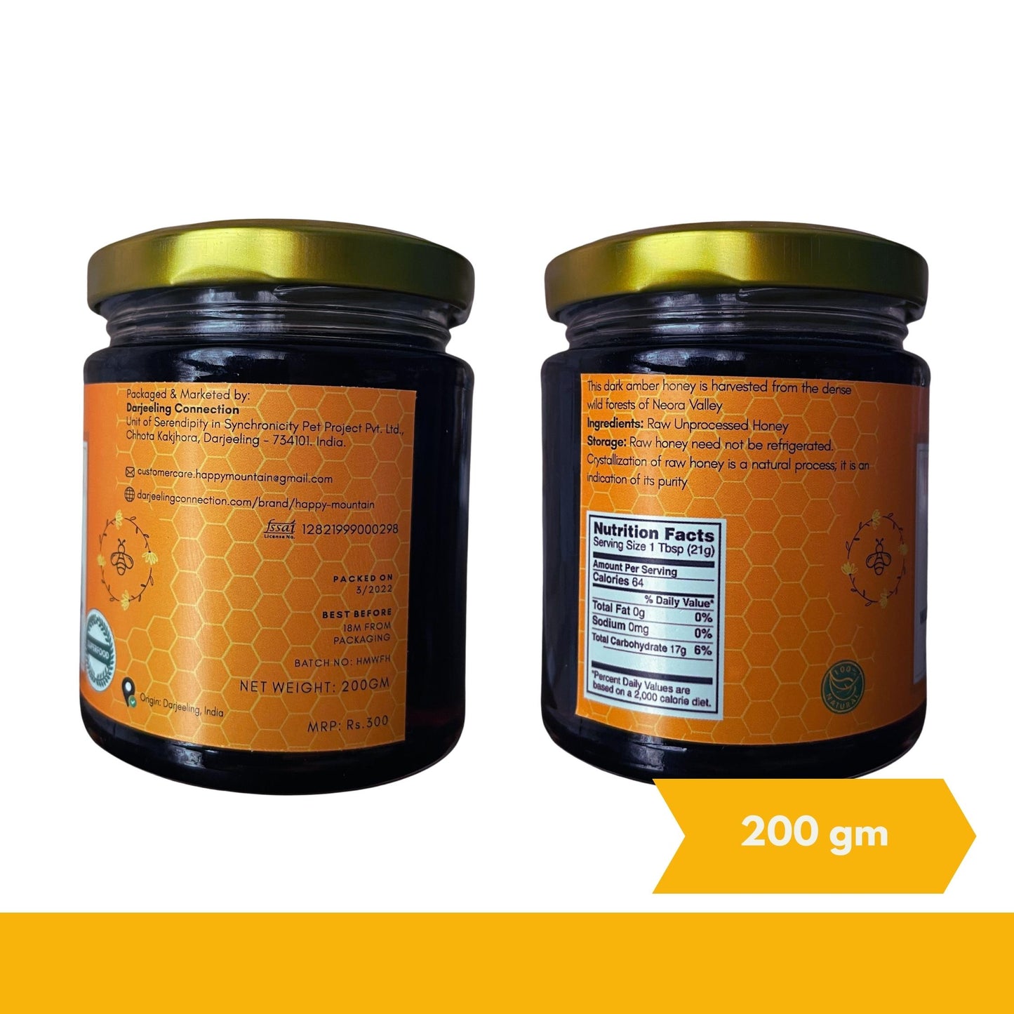 Happy Mountain™ - Himalayan Nectar Wild Forest Honey