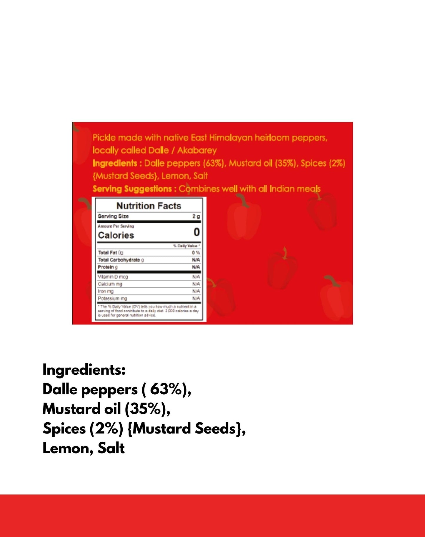Happy Mountain™ - Fireballs™ - Cherry Chilli Peppers (Dalle Khursani) in Oil Twin Combo (x 2)