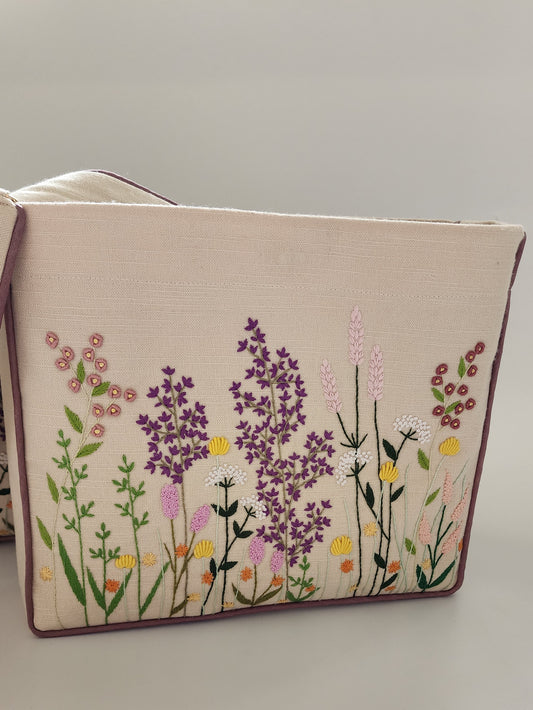 Full Garden - Hand-embroidered Kumstu bo Bag