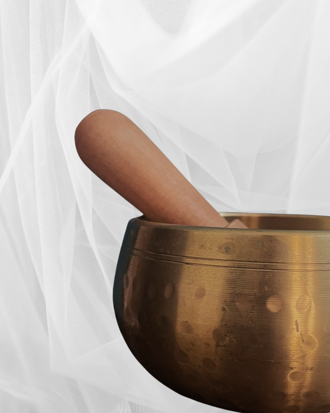 Singing Bowl - 5-metal Panchaloha Hand-hammered Bowl (4 inch) with Wooden Mallet