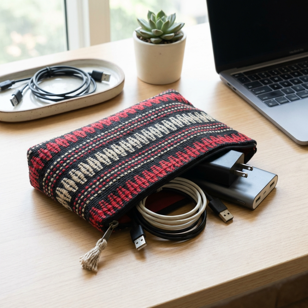 Chizami Weaves - Handwoven Utility Pouch