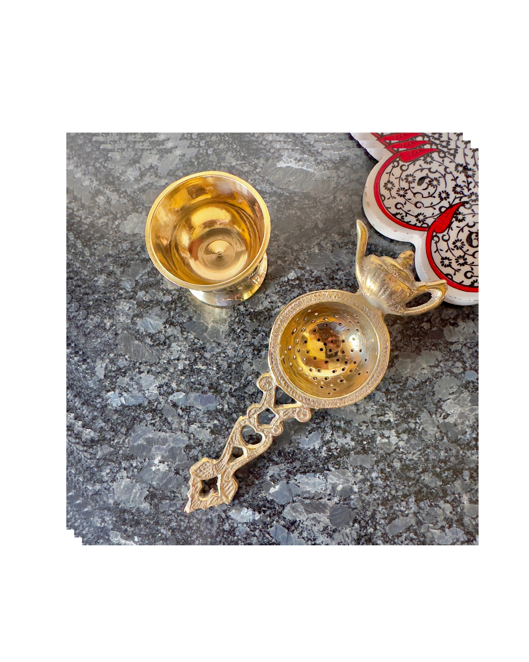 Brass Tea Strainer