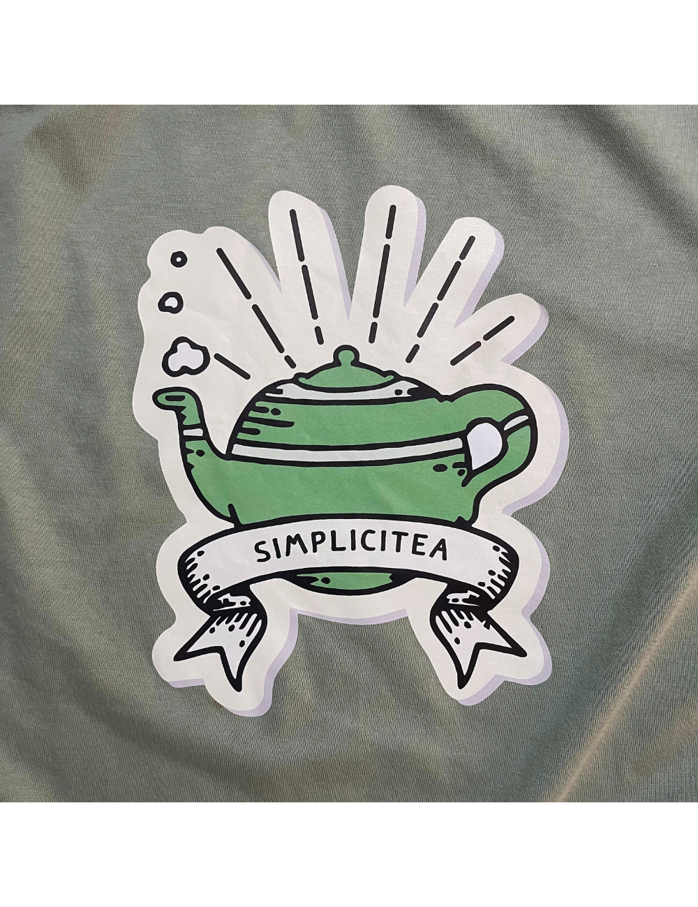 Simplicitea - Sage Green - Regular Fit 100% Cotton T-Shirt