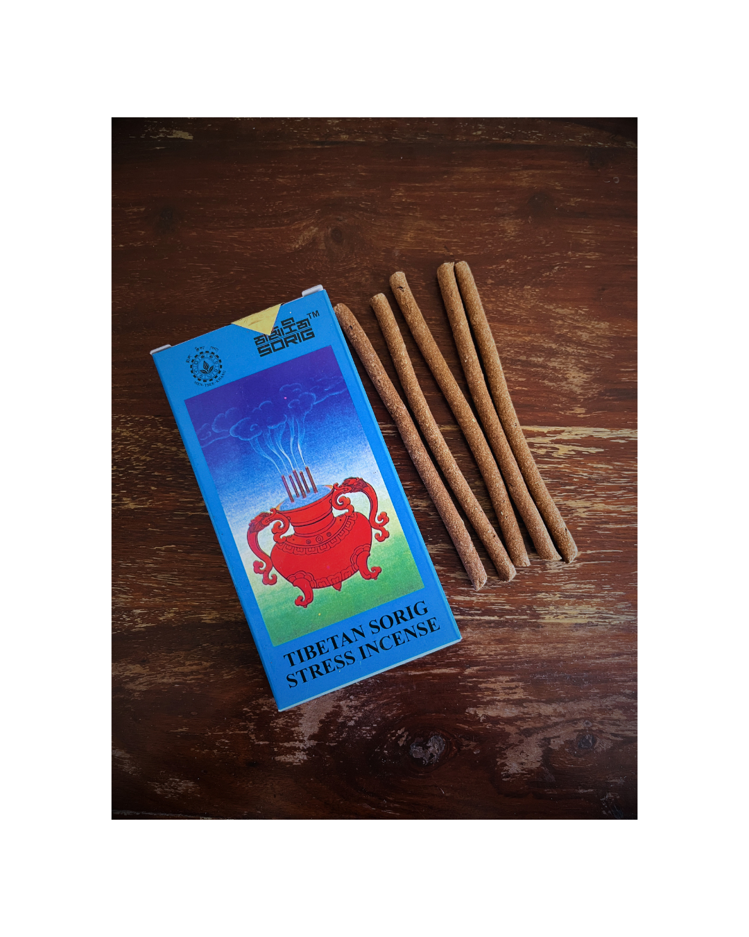 Himalayan Stress-Relieving Incense Stick - Sorig - 5 inch
