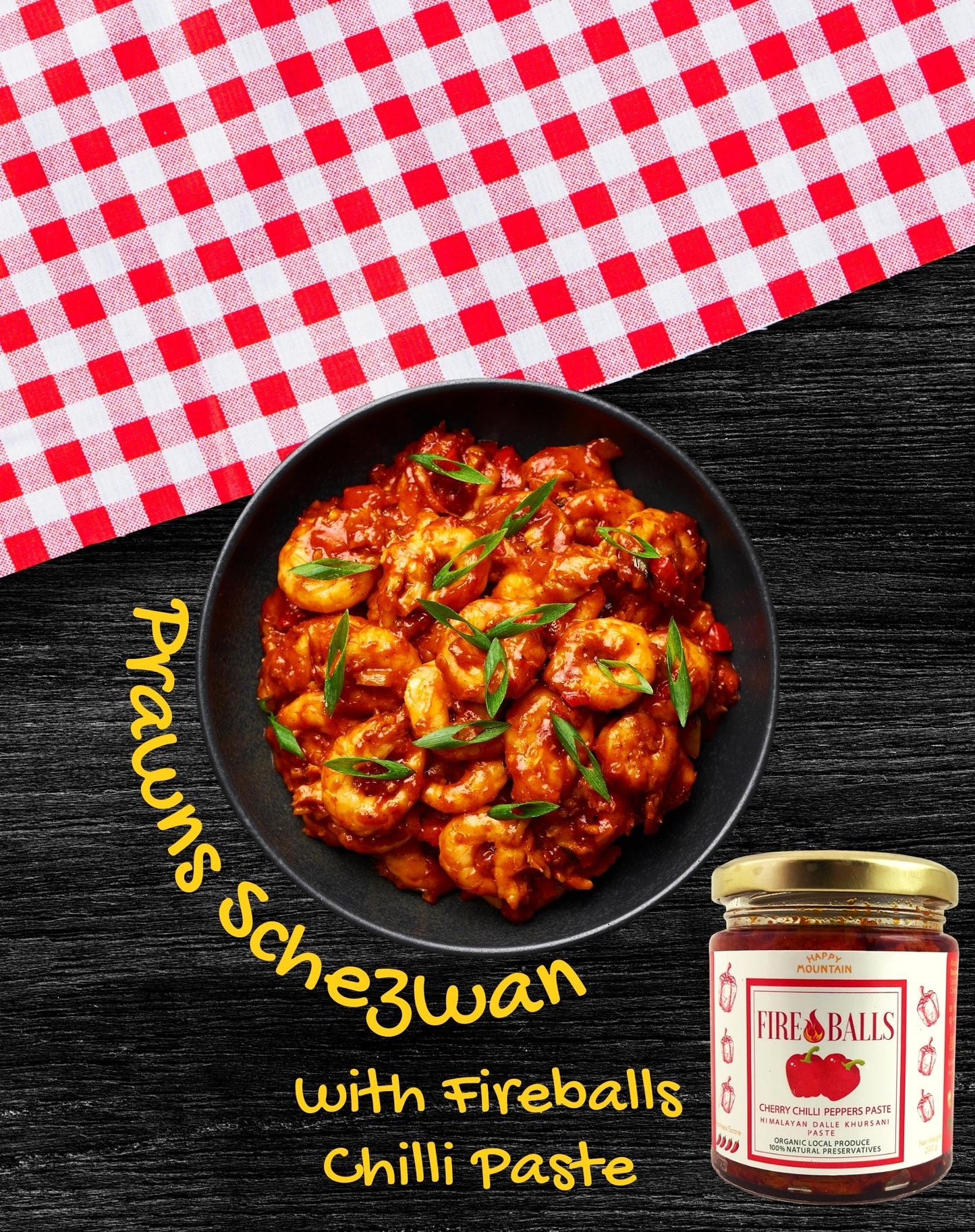 Happy Mountain™ - Fireballs™ - Cherry Chilli Peppers (Dalle Khursani) in Oil + Paste Twin Combo (x 2)
