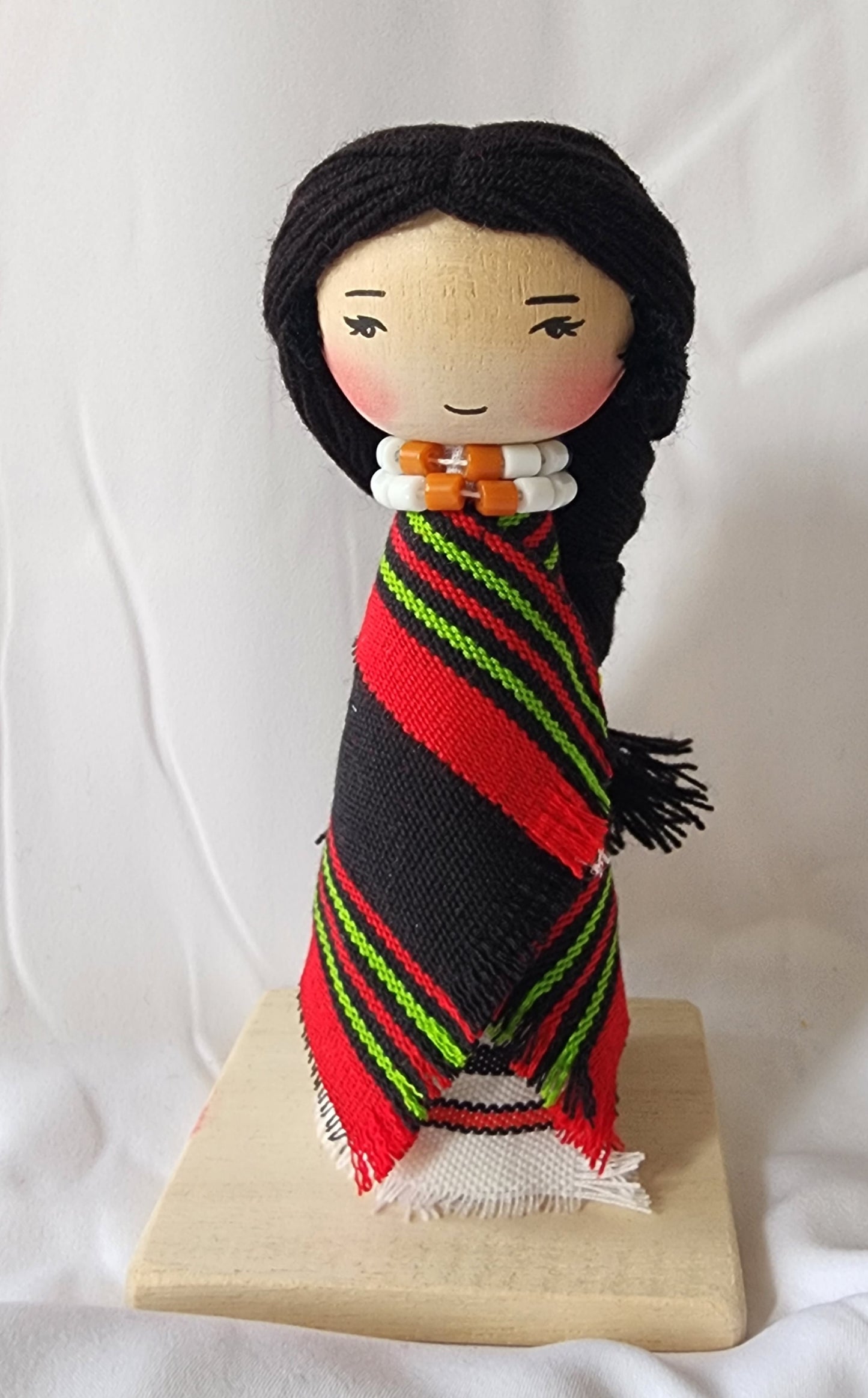 Ikali - Little Naga - Angami Couple - Wooden Doll Pair
