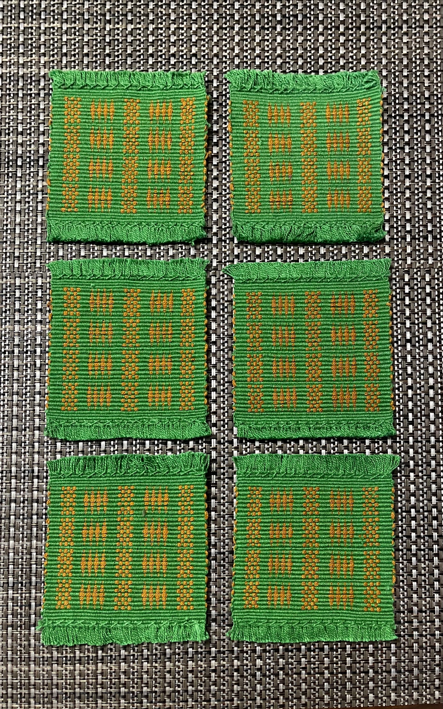 Chizami Weaves - Handwoven Coasters (Set of 6)