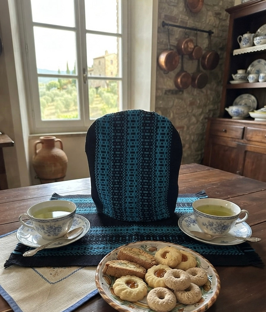 Handwoven Tea Cosy and Tray Mat Set - Handloom, Large