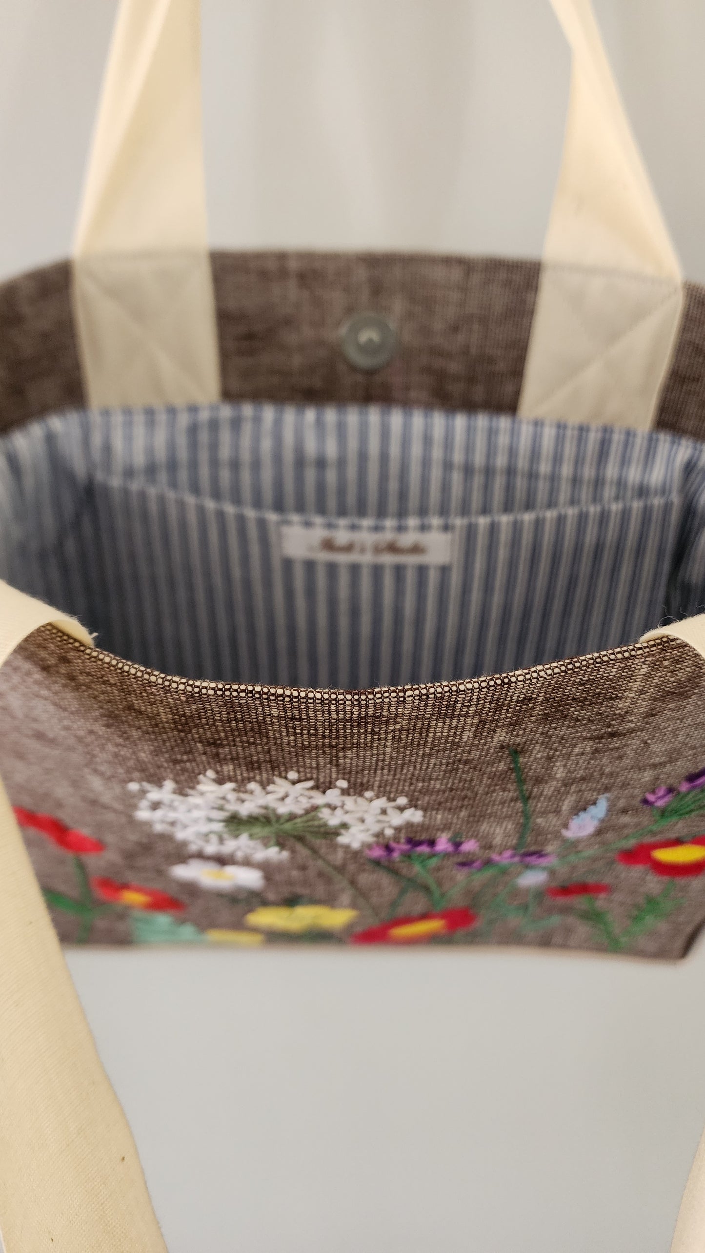 Ikali - Mix Flowers - Hand-embroidered Kumstu bo Bag