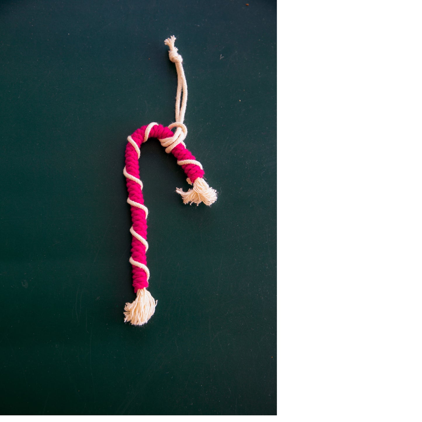 Christmas Tree Ornaments in Macrame - Set of 3 (in Red & White) with Gift Bag