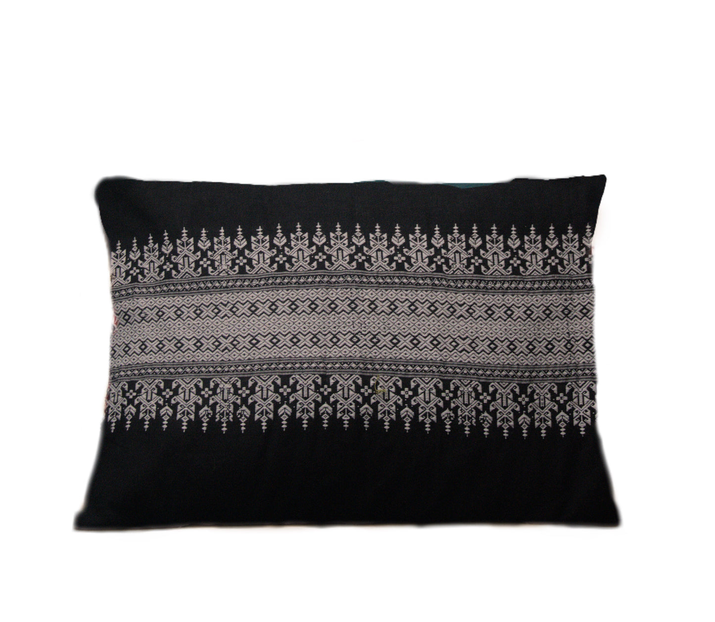 Zomi Handwoven Cotton Cushion Cover with Tribal Motif