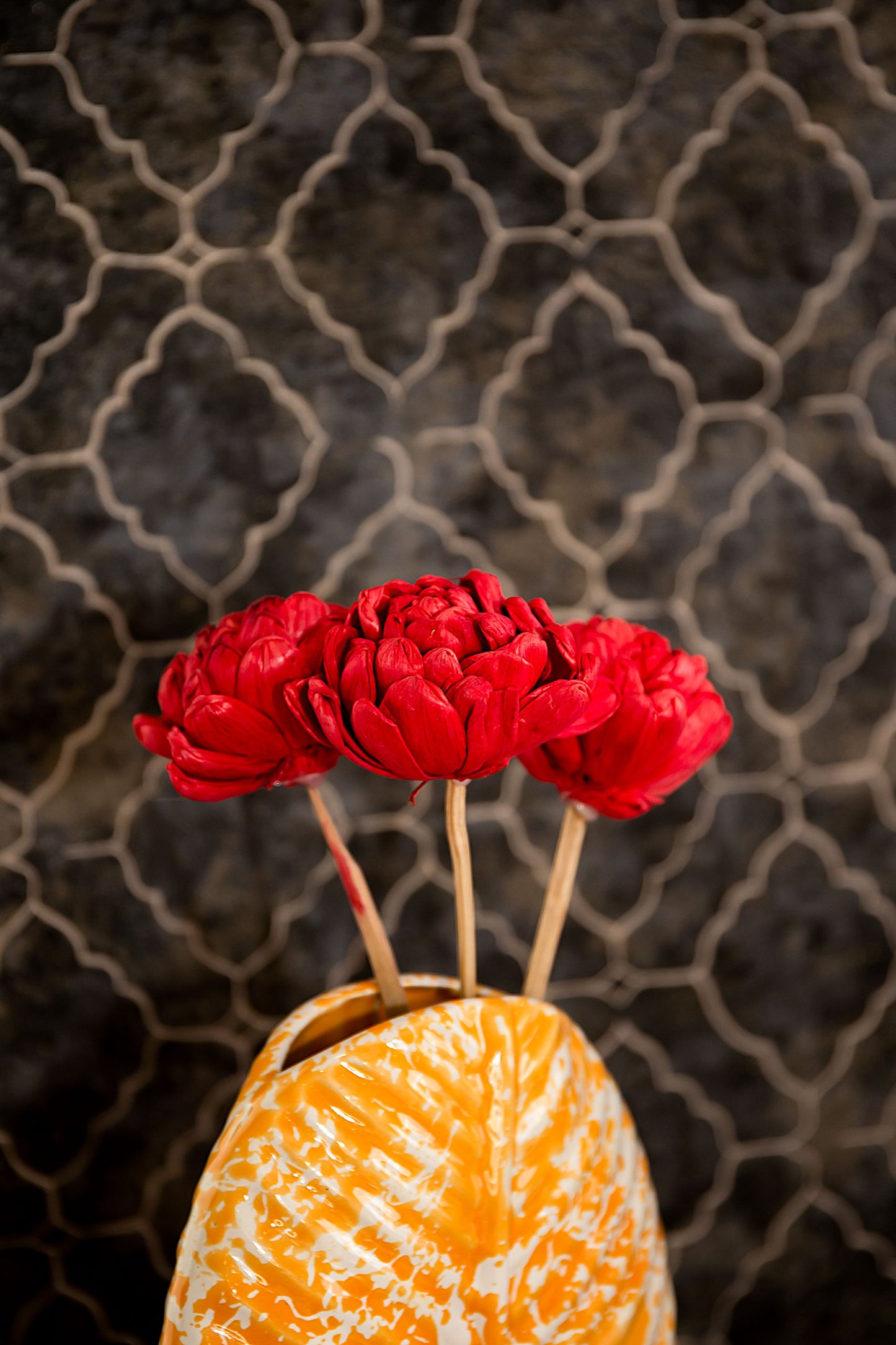 Shola Pyazi Flowers Red - Bunch of 5