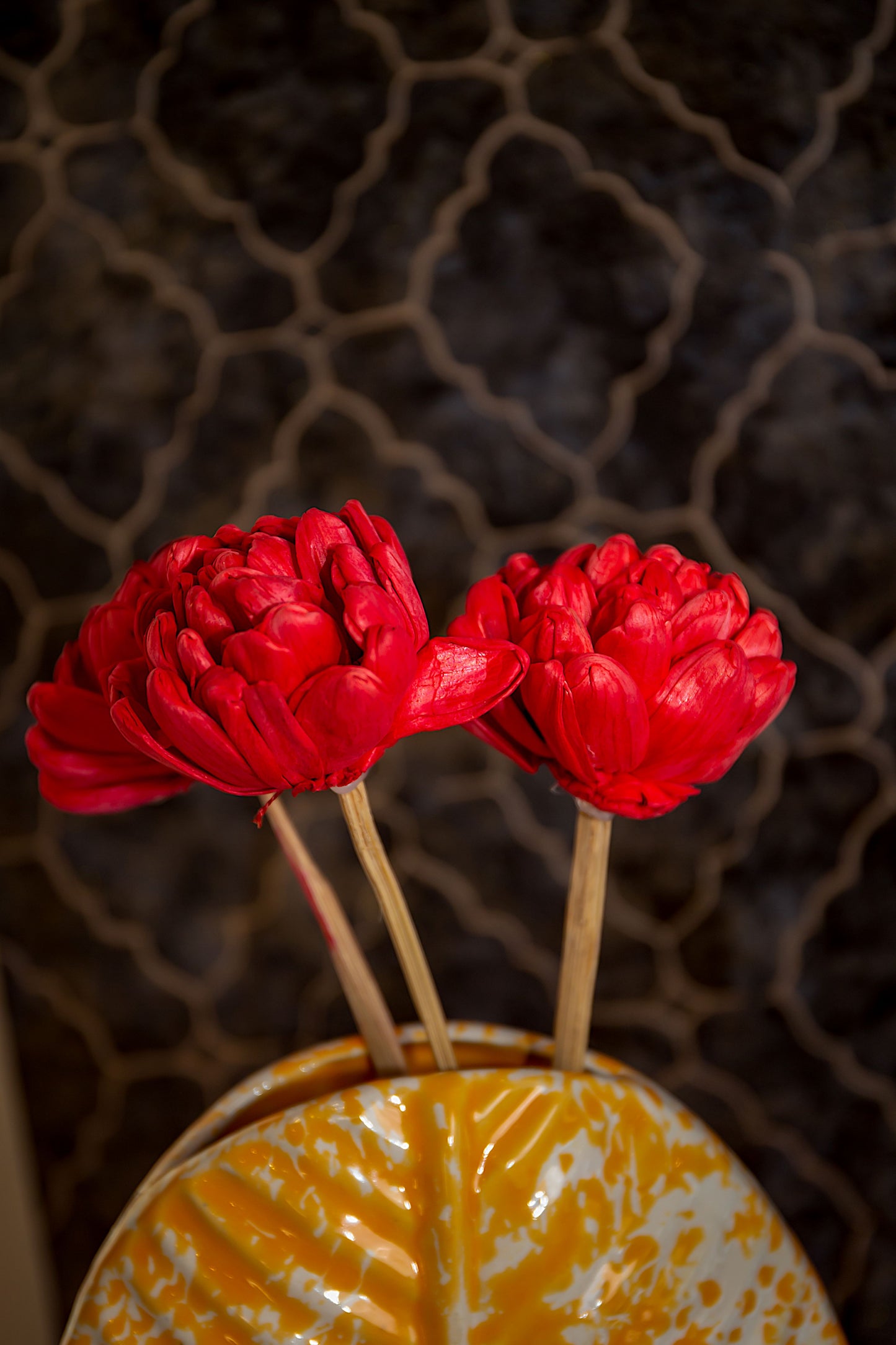 Shola Pyazi Flowers Red - Bunch of 5