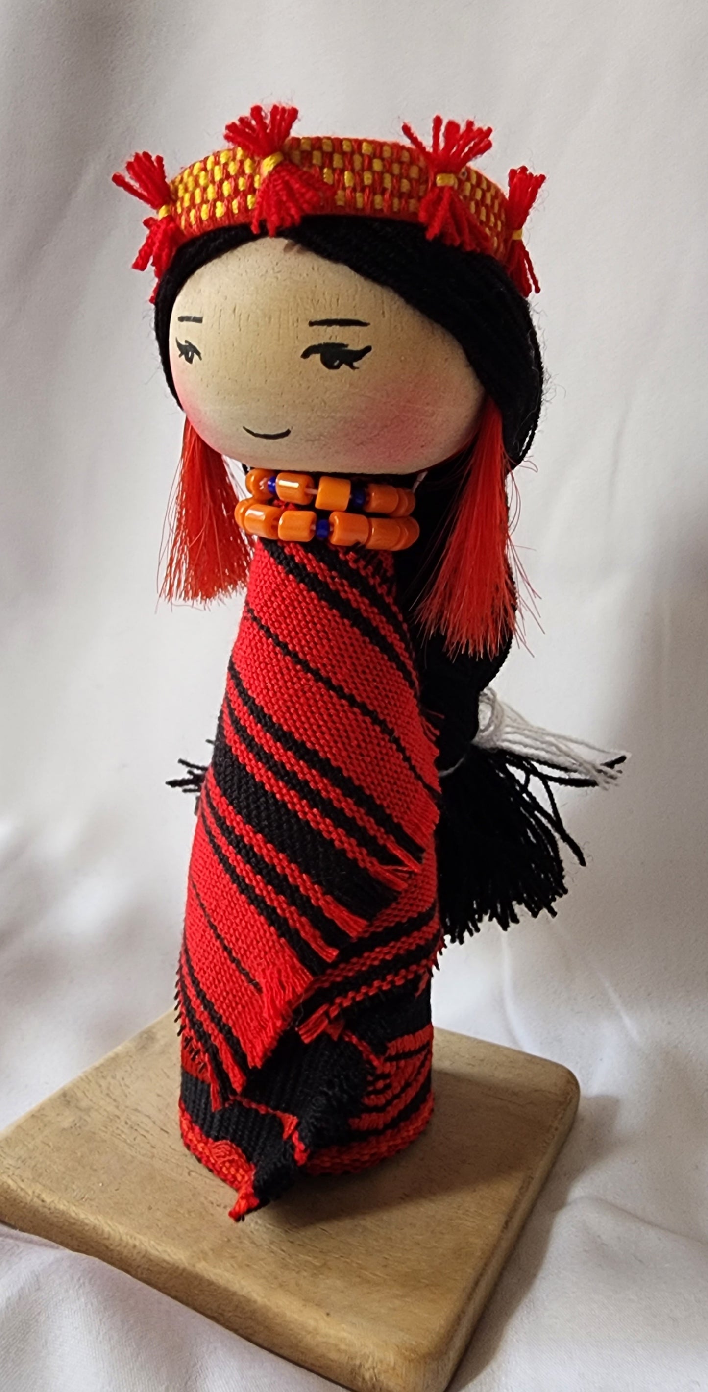 Ikali - Little Naga - Sangtam Couple - Wooden Doll Pair