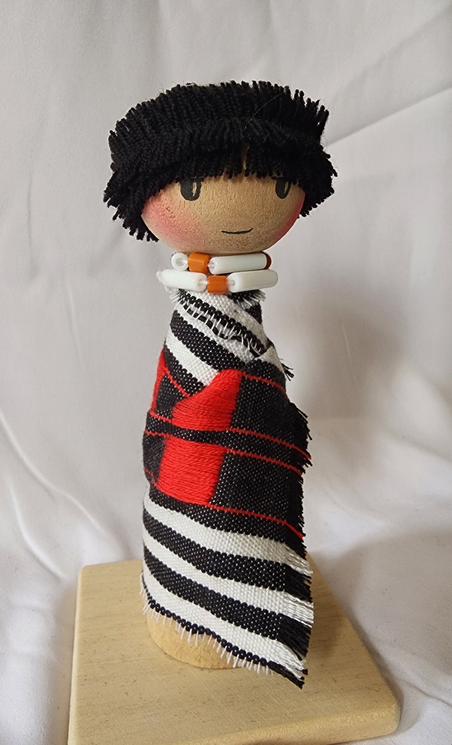 Ikali - Little Naga - Sangtam Couple - Wooden Doll Pair