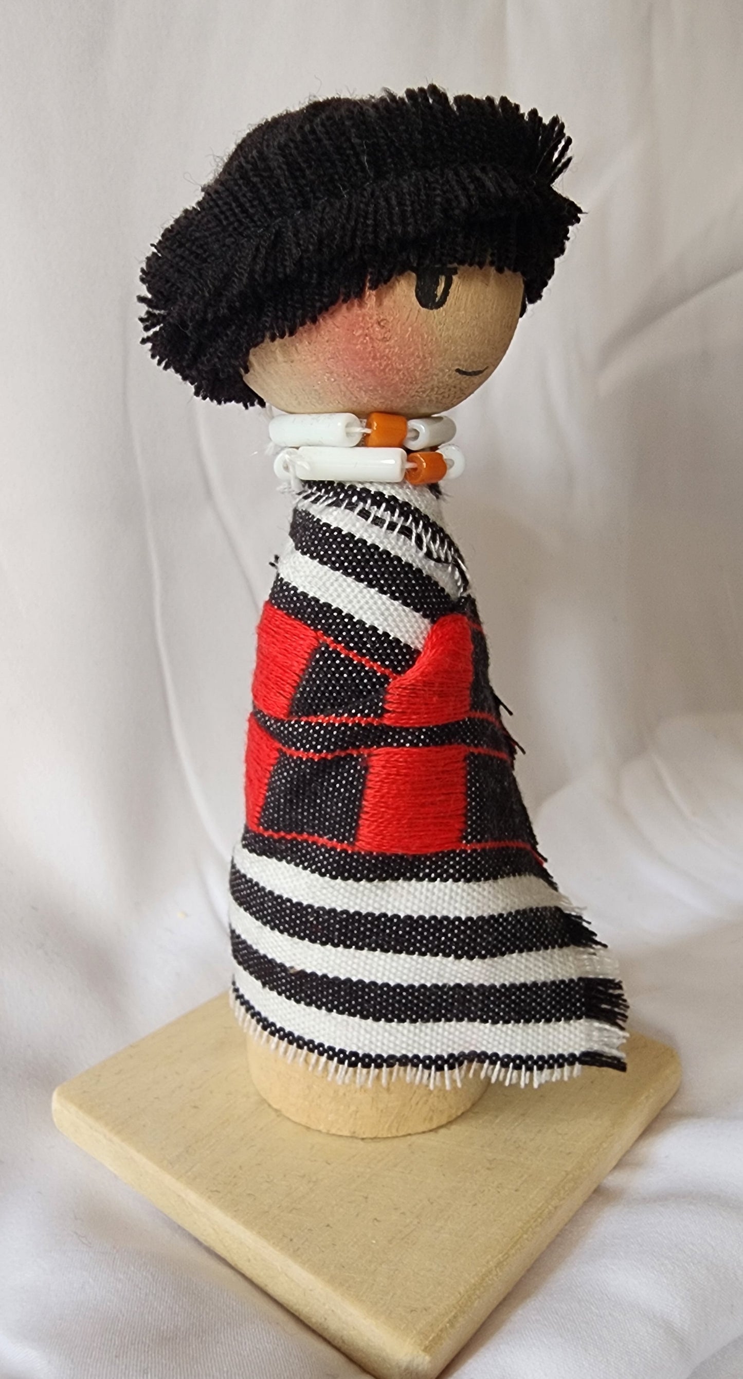 Ikali - Little Naga - Sangtam Couple - Wooden Doll Pair