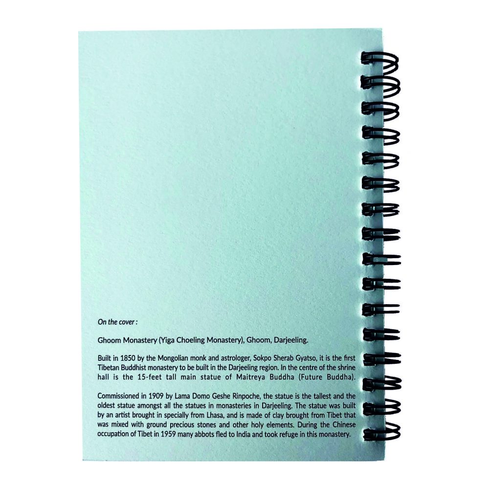 Darjeeling Life Series Notebook - Ghoom Monastery (inside)