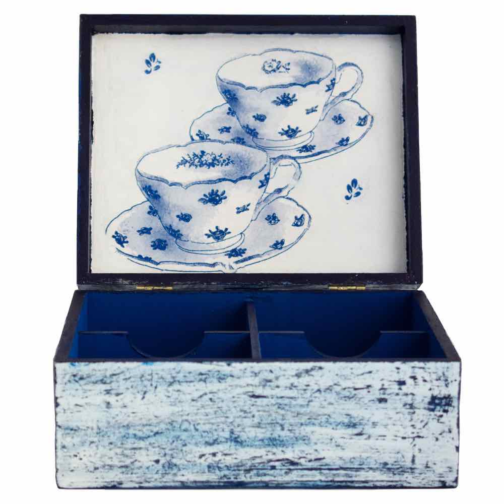 Krafty Koala handmade Tea Box Open