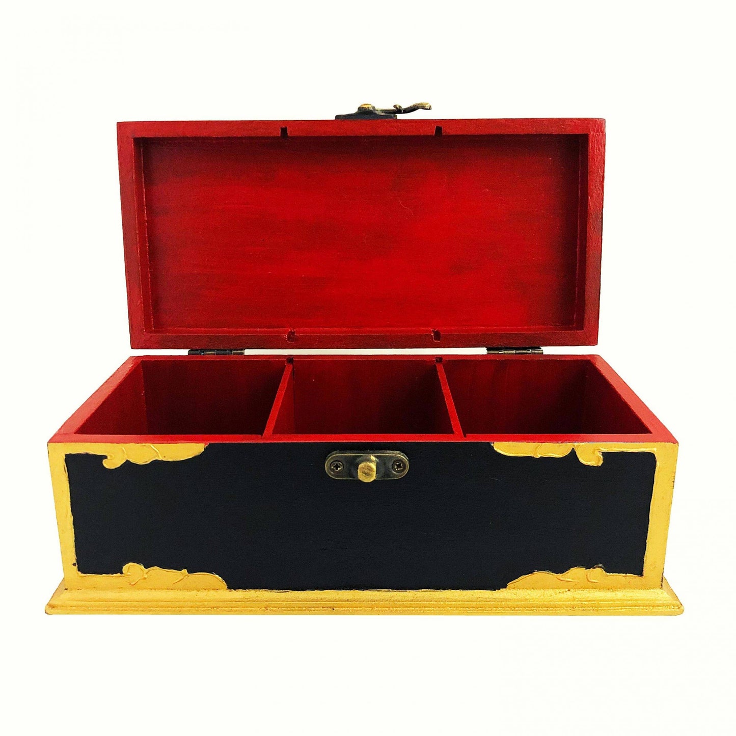 Mighty Dragon - Tea Box -Open - Bodhi Craft Studio