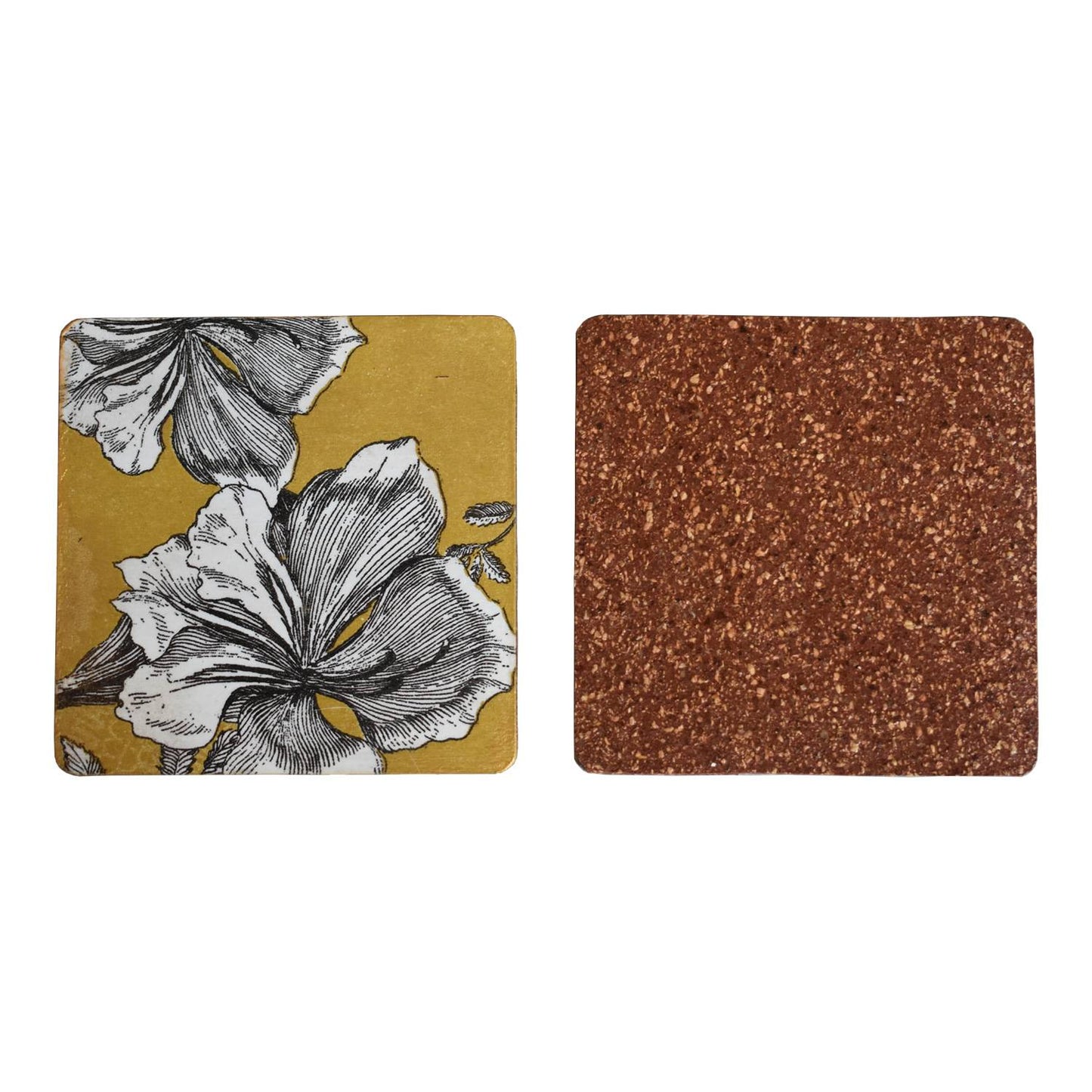 3 Golden Chrysanthemum front and back