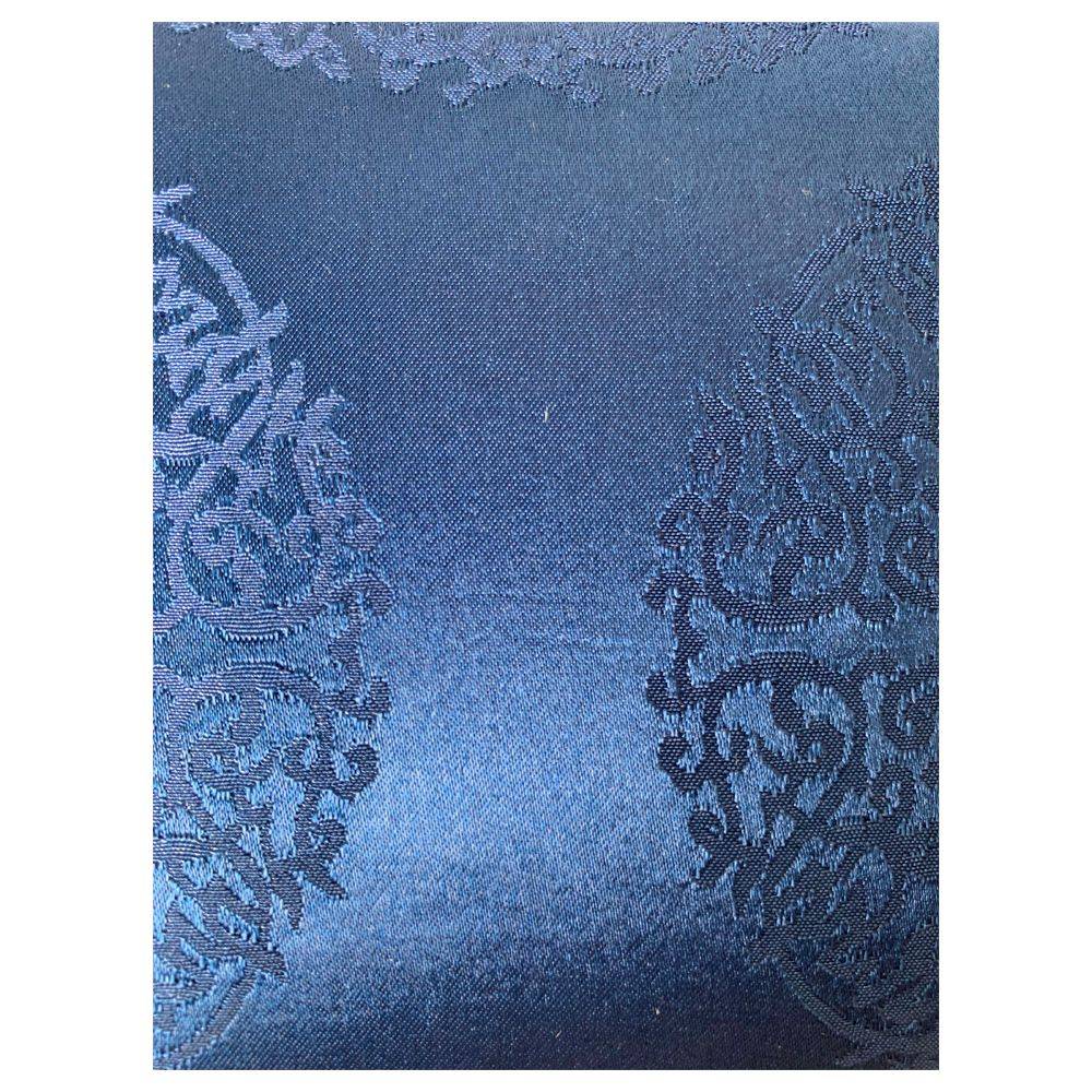 Himalayan Knot - Blue Ceremony Paisley Tie and Cufflinks. Unique and handmade. Pattern and Design