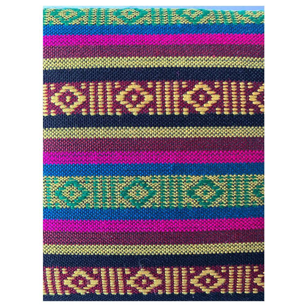 Himalayan Knot Gemstone Gala Stripes Tie and matching cufflinks. Unique & handmade. Pattern and design