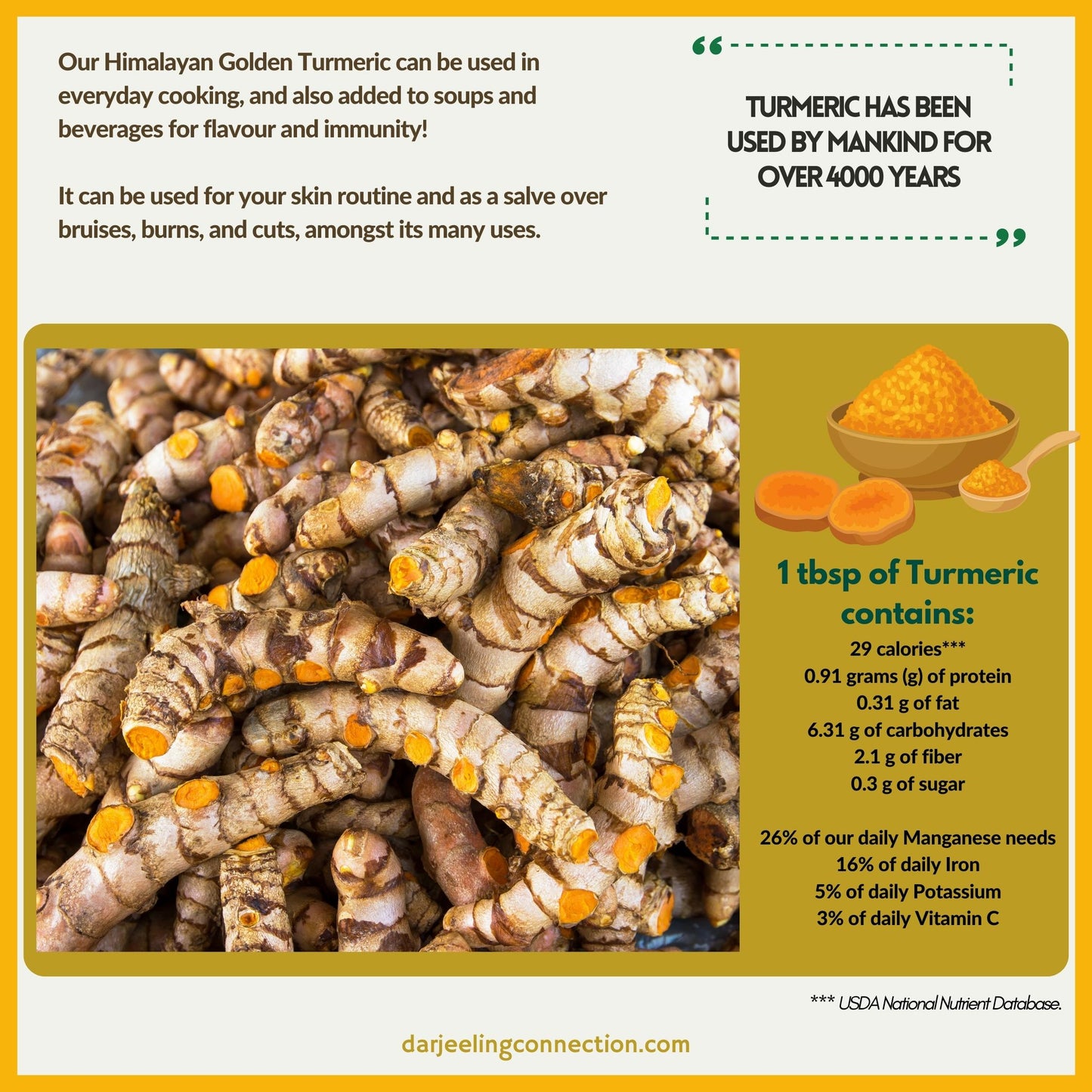Benefits of Himalayan Golden Turmeric - Darjeeling Connection