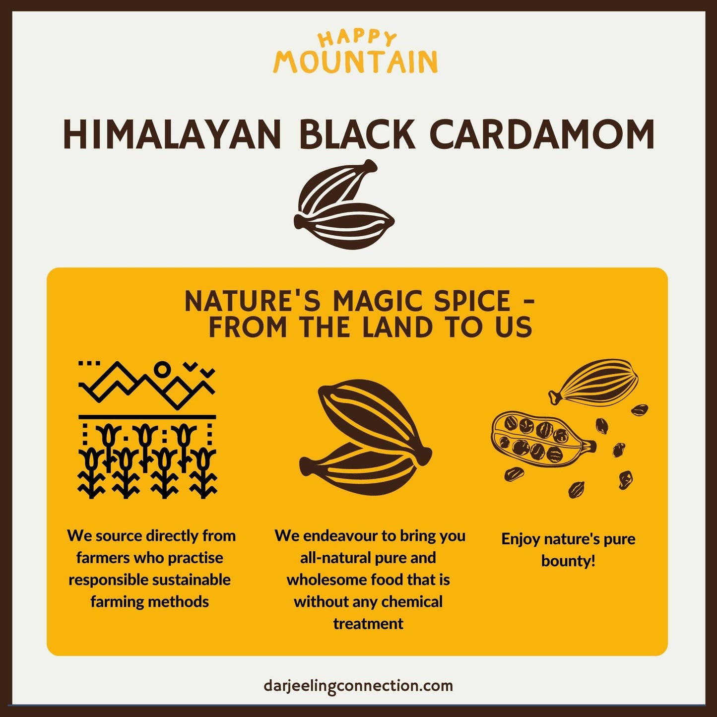 Himalayan Black Cardamom - Happy Mountain