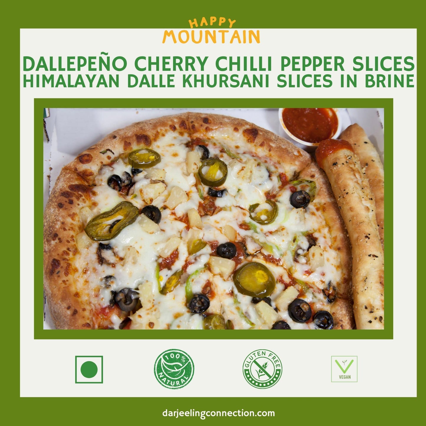 Enjoy our Dallepeno - Cherry Chilli Pepper (Dalle) Slices in Your Food - Happy Mountain