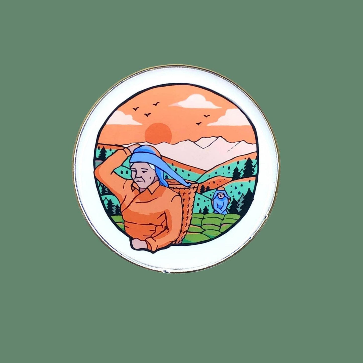 Fridge Magnet - The Tea-Plucker