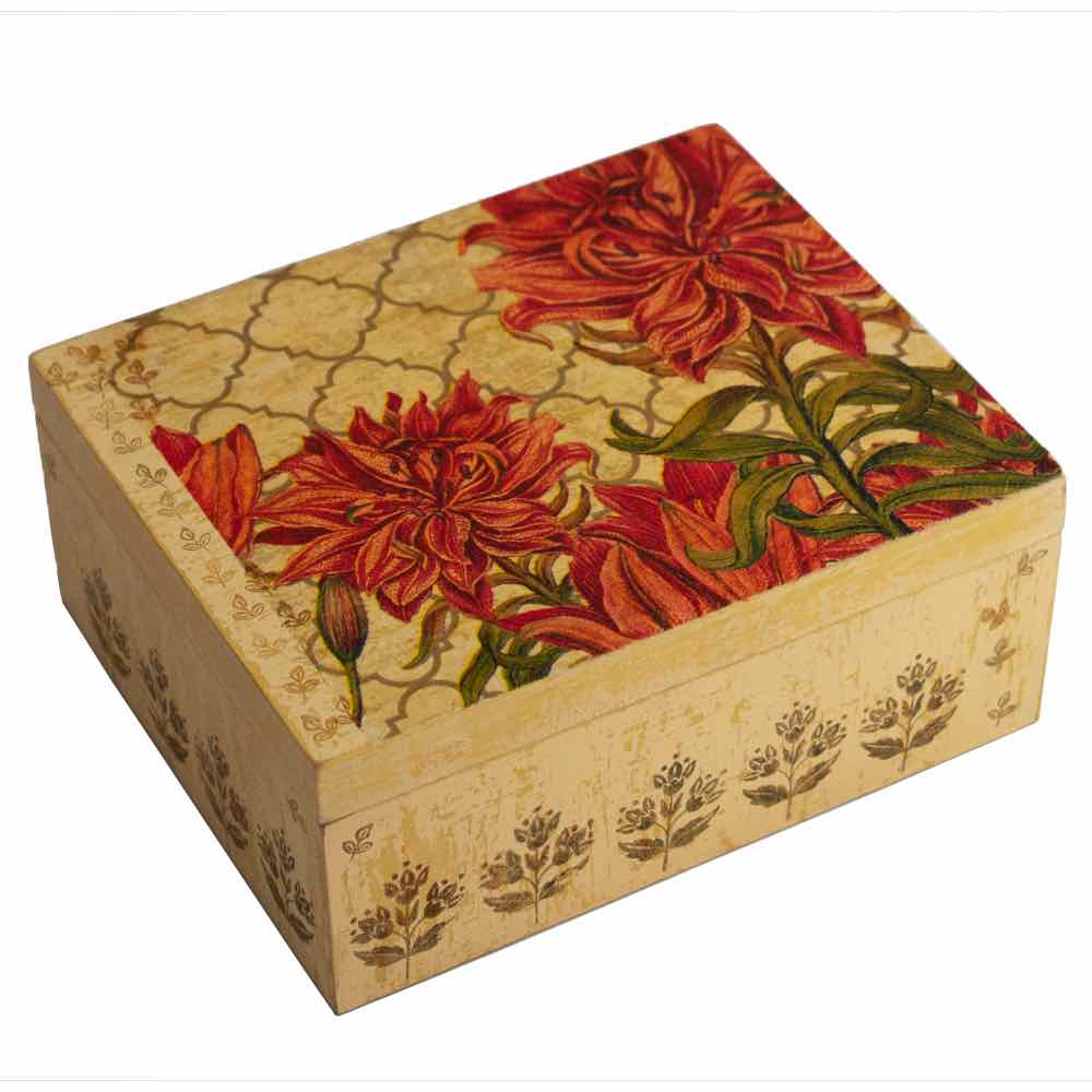 Krafty Koala handmade Tea Box Front Side