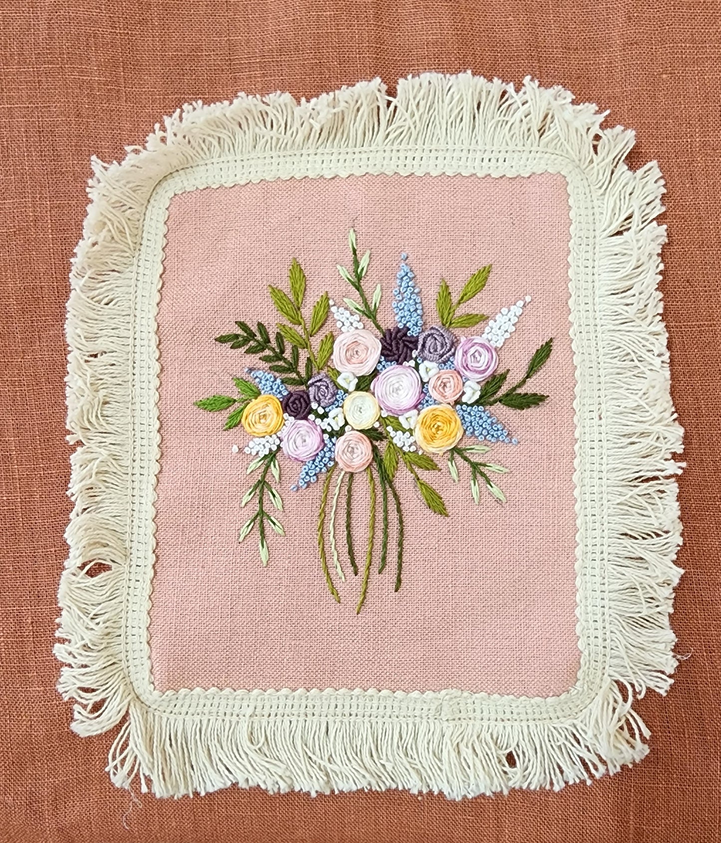 Ikali - Bouquet - Hand-embroidered Tote