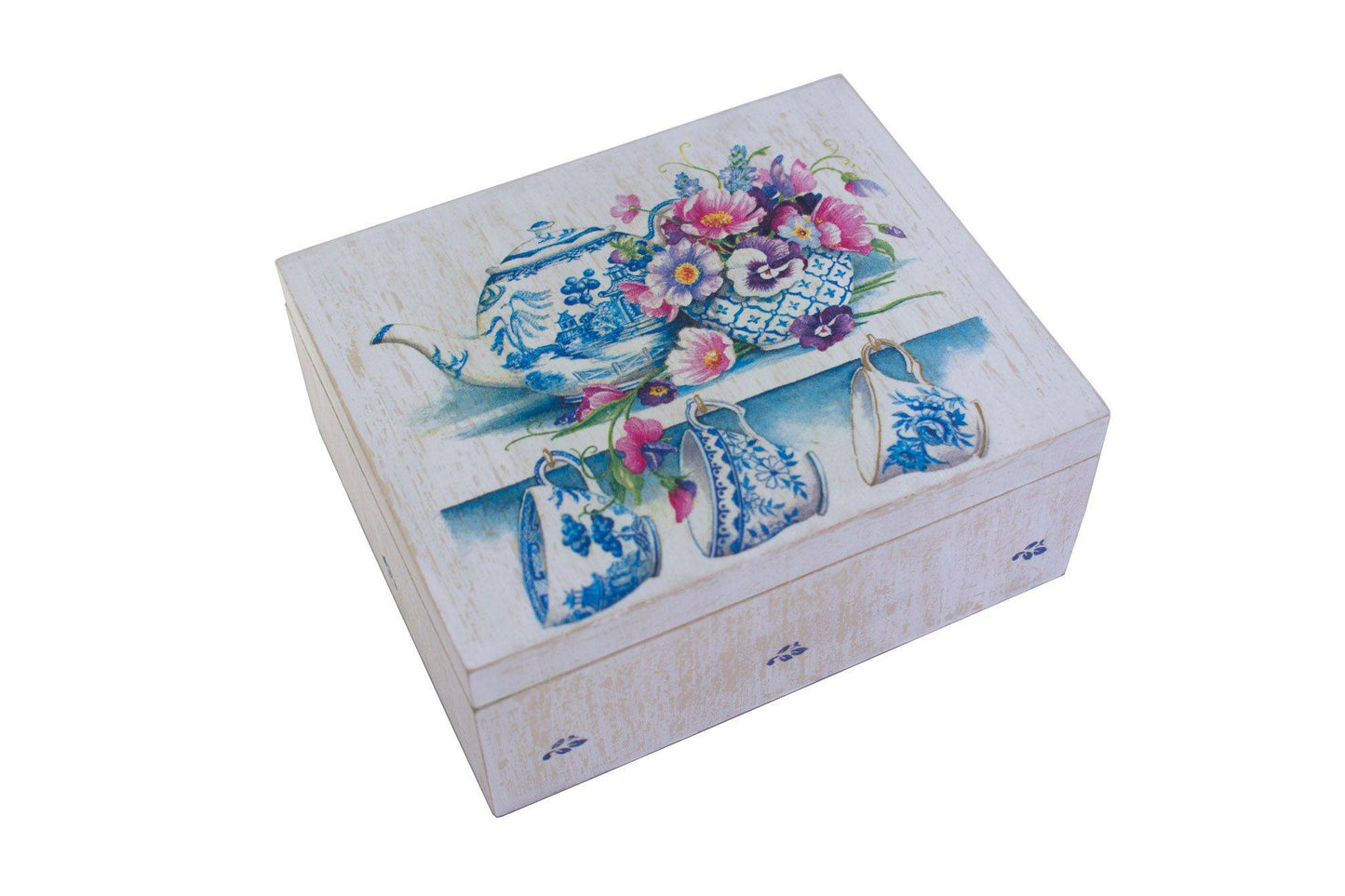 Krafty Koala Tea & Peonies handmade Tea Box closed