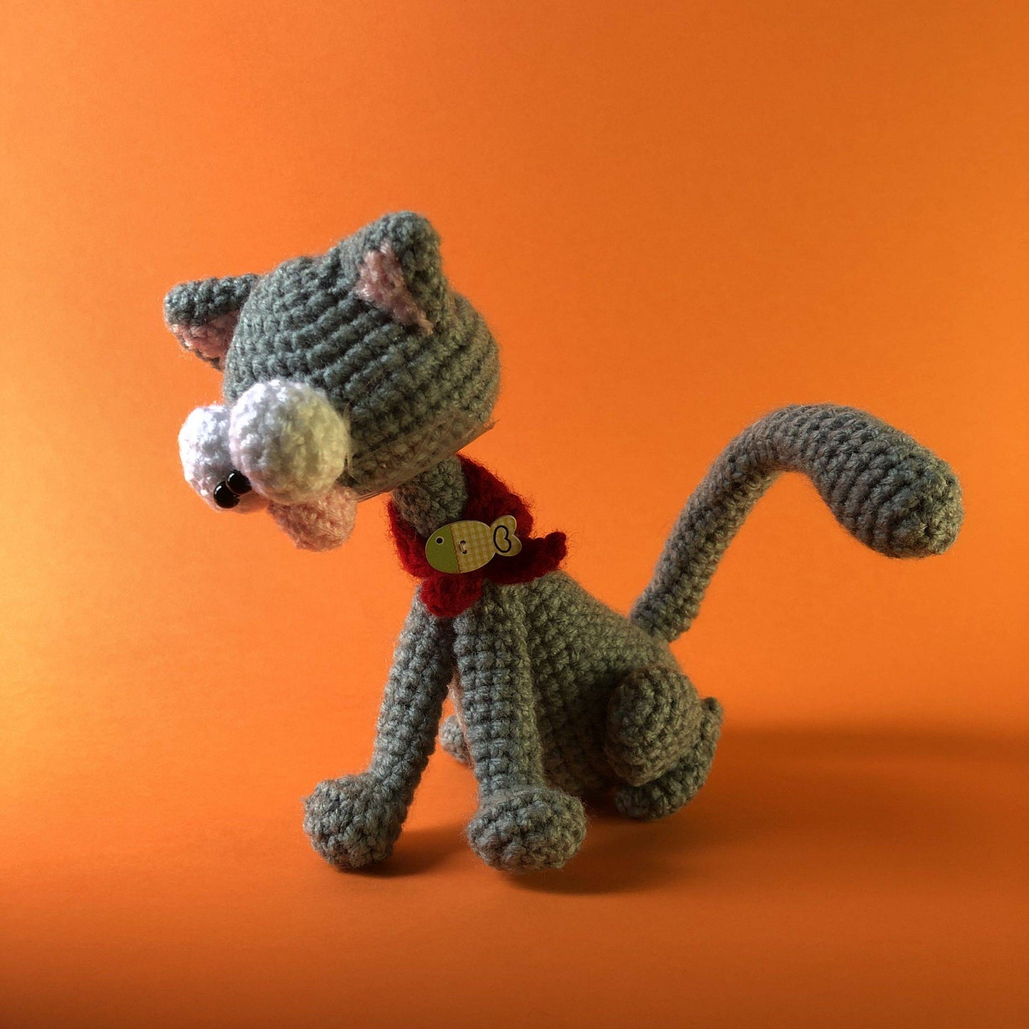 Magical Beings - Thoughtful Miu Cat Crochet Toy