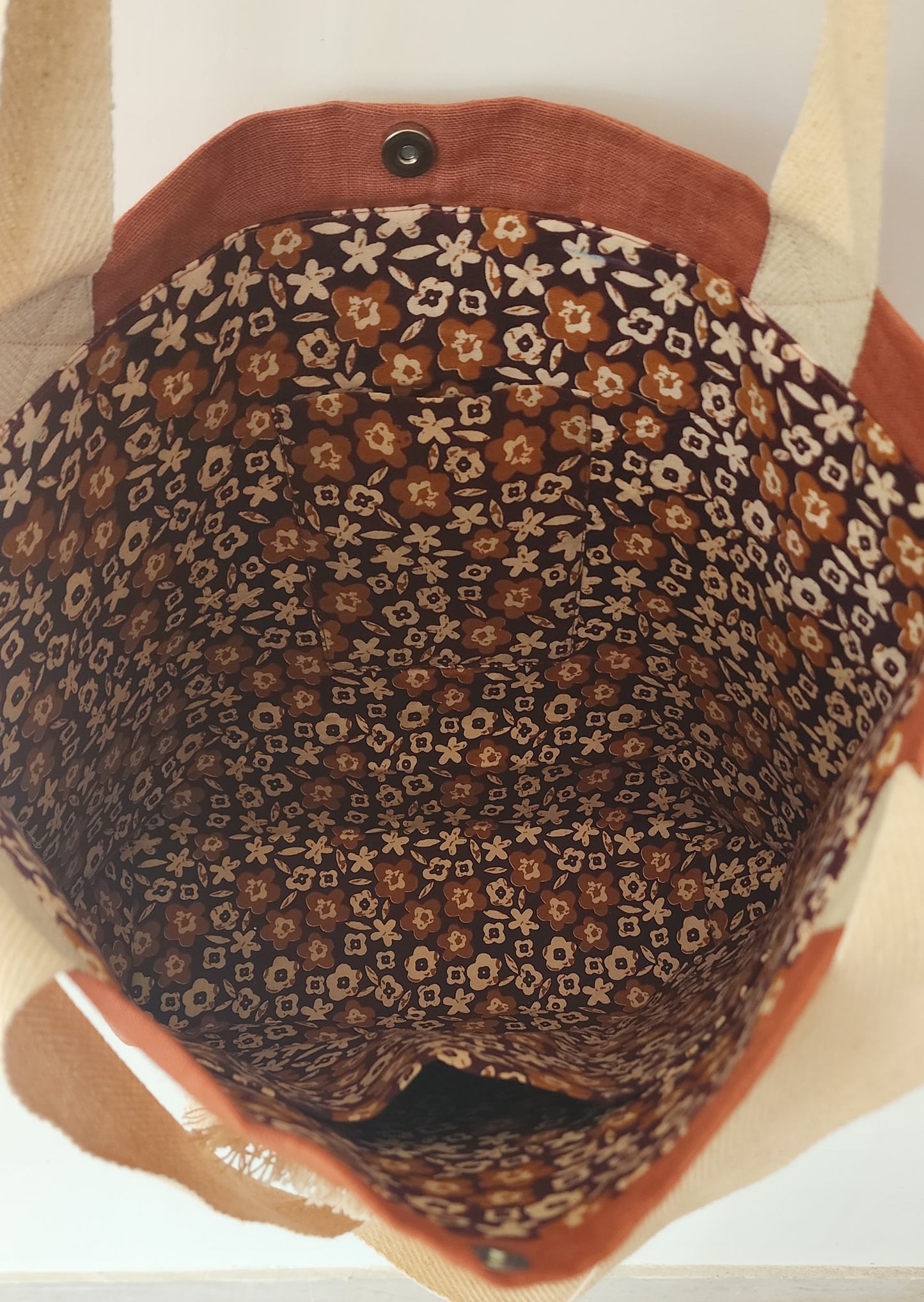 Ikali - Poppy Field -  Hand-embroidered Tote