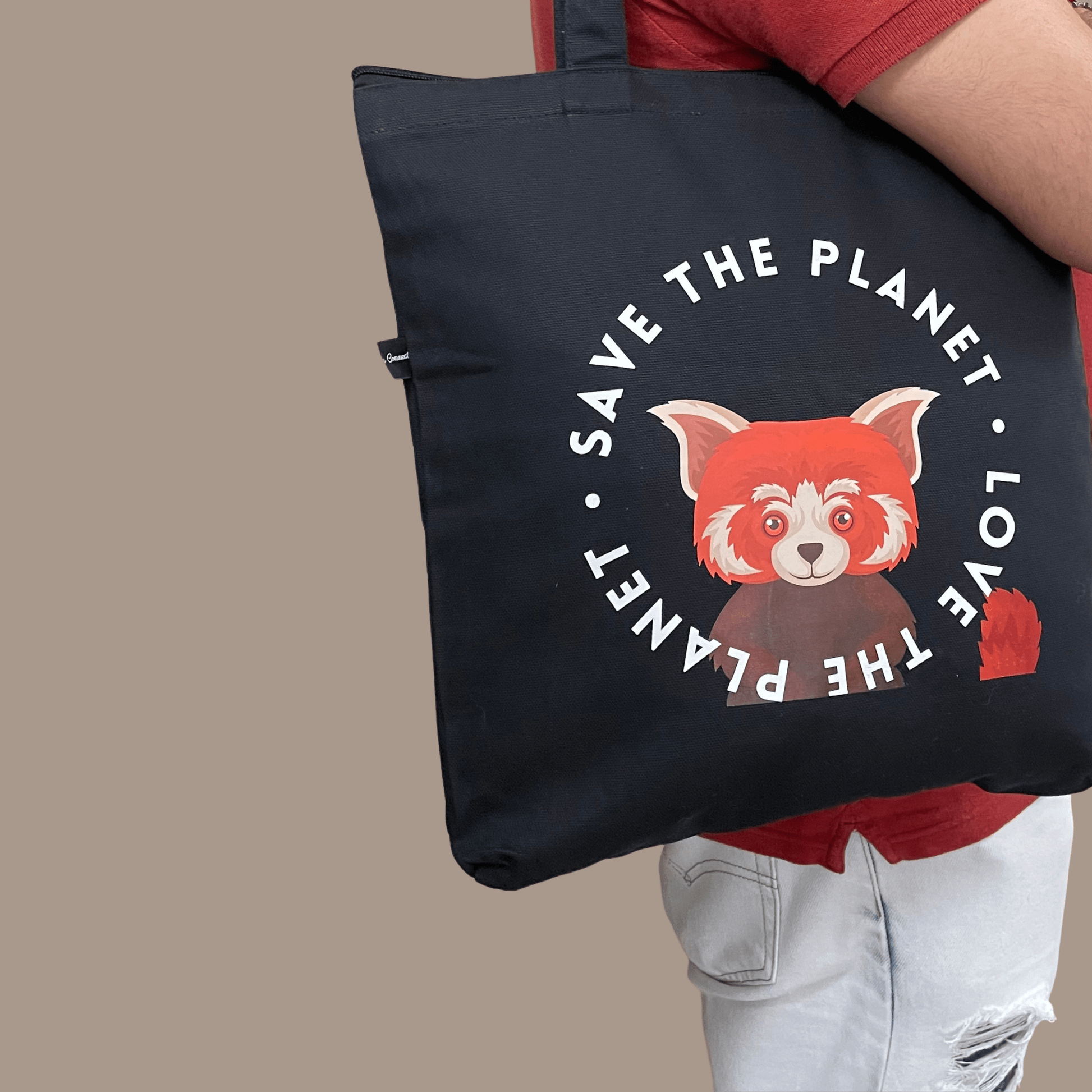 Katha Kathan Canvas Tote - Save the Planet