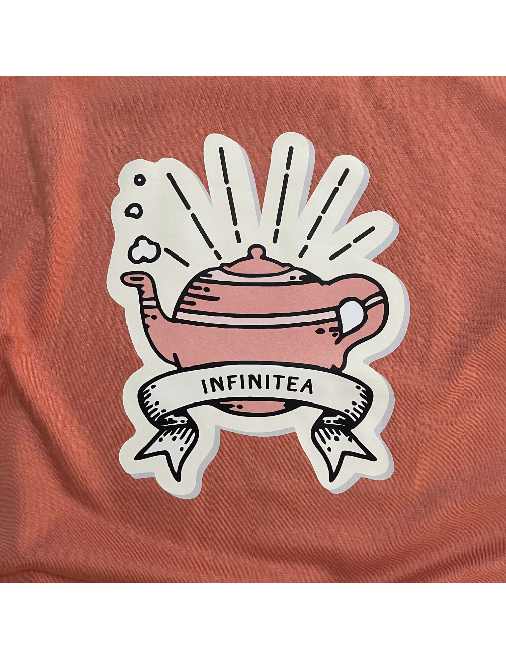 Infinitea - Salmon Pink - Regular Fit 100% Cotton T-Shirt