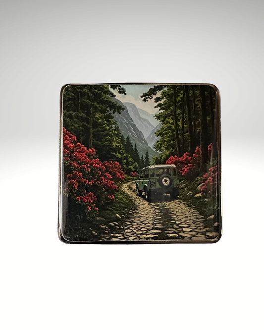 Sturdy Fridge Magnet in Steel - Land Rover