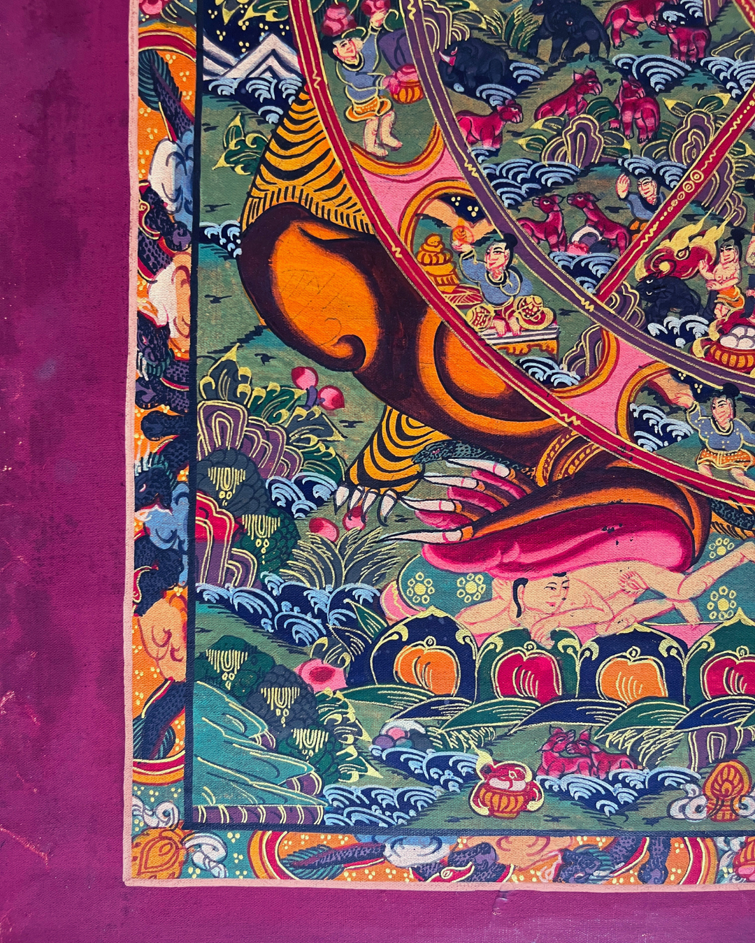 The Wheel of Life (Bhavachakra) Thangka: Mandala of Existence