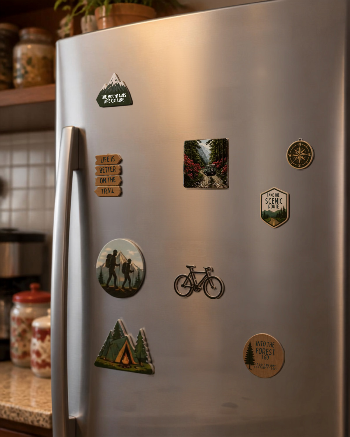 Sturdy Fridge Magnet in Steel - Land Rover