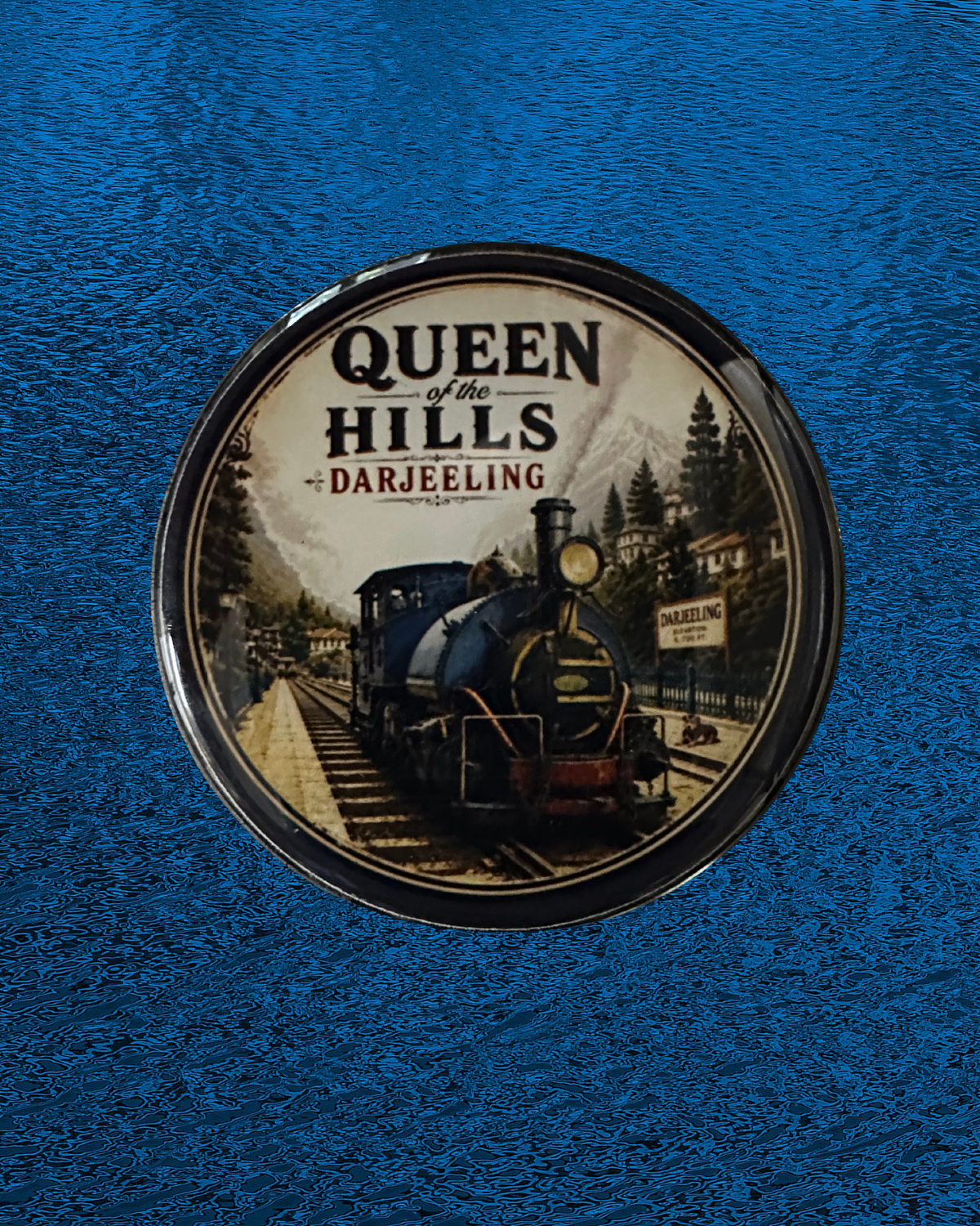 Sturdy Fridge Magnet in Steel - Queen of the Hills