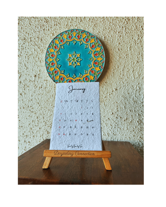 Earth-friendly Desktop Calendar 2026 - Plantable & Compostable After Use