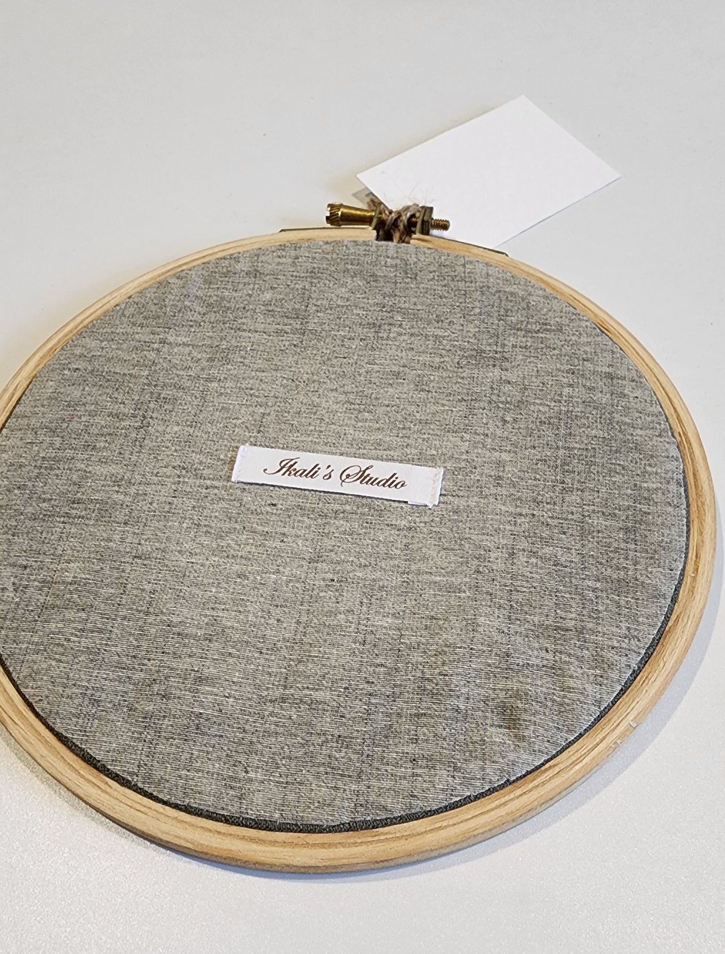 Ikali - Do What You Love - Hand-embroidered Wall-hanging Hoop